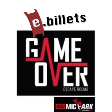 E billet game over - cosmic park 54 - 1h - valable pour 1 personne