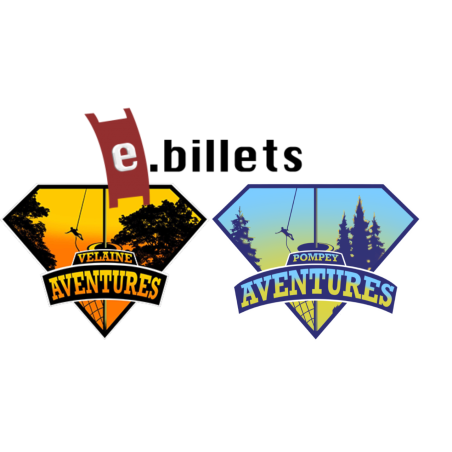 E billet velaine - pompey aventures - AVENTURES - de 1.20 à 1.40 m
