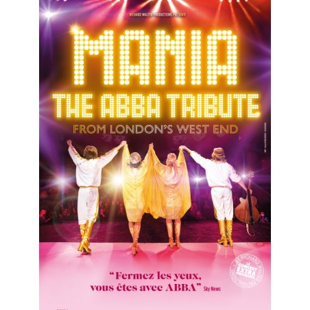 Mania The Abba Tribute - 25.09.26 - 20h30 - C.OR - Zénith Ncy