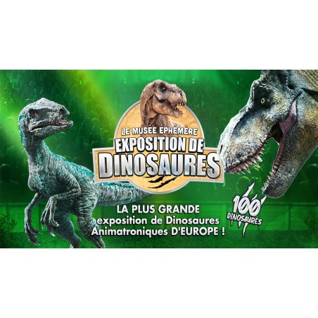 Le Musée Éphémère® Exposition de dinosaures