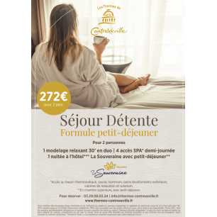 Contrex sejour detente formule petit-dejeuner - 2 pers.