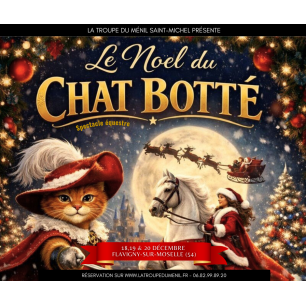 Ménil St Michel - Le Noel Chat Botté - 20.12.26 - 15h30 - Moins 12 an